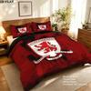 Middlesbrough Bedding Quilt Set Quilt Cover Pillowcase Home Decoration Birthday Gift (1 * duvet cover + 2 * pillowcase, without core)