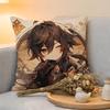 Cushion Cover  Linen  SkinFriendly Soft Decorative Case For Sofa Home Decor Zhongli Pillow cover