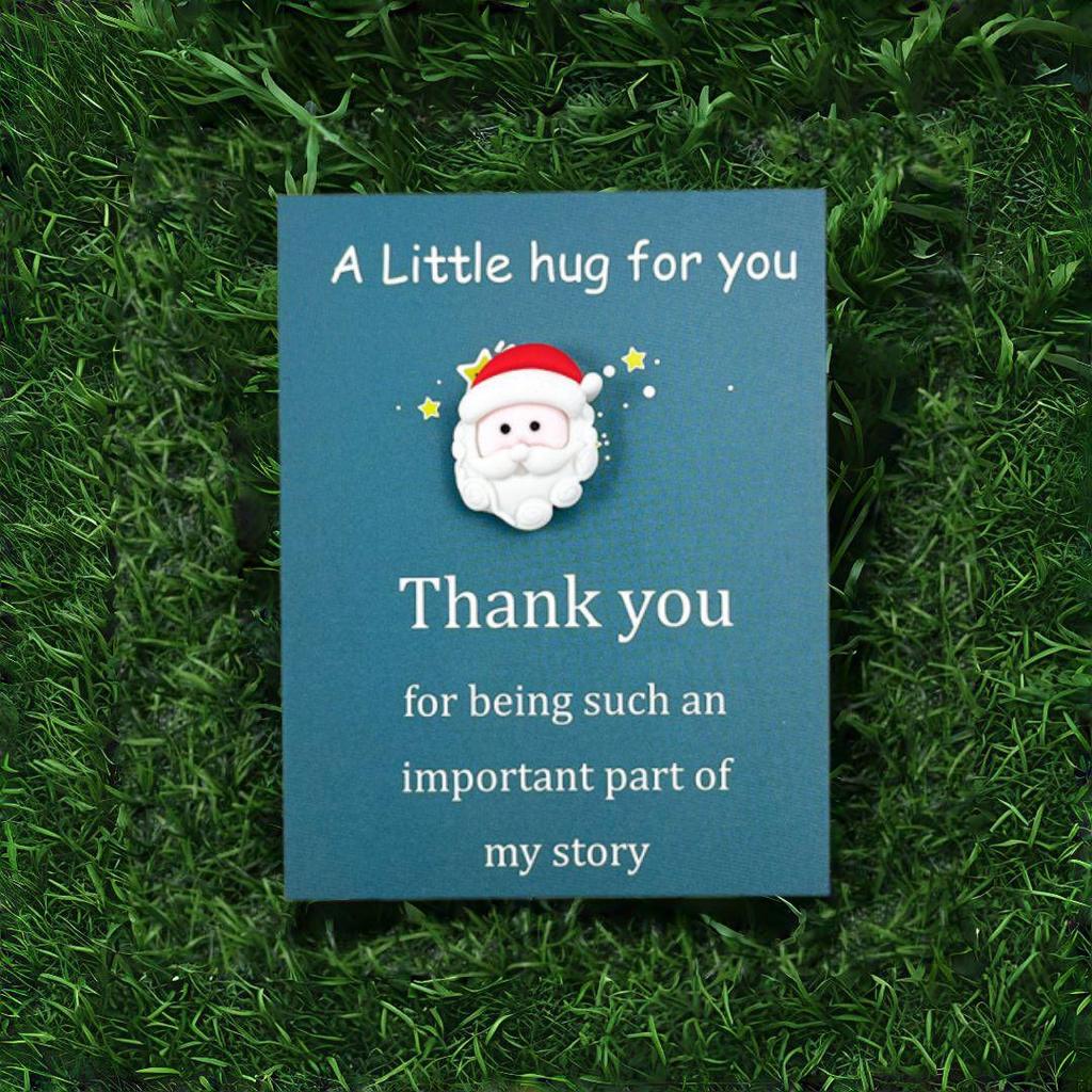 Pocket Hug Santa Claus DIY Card Set
