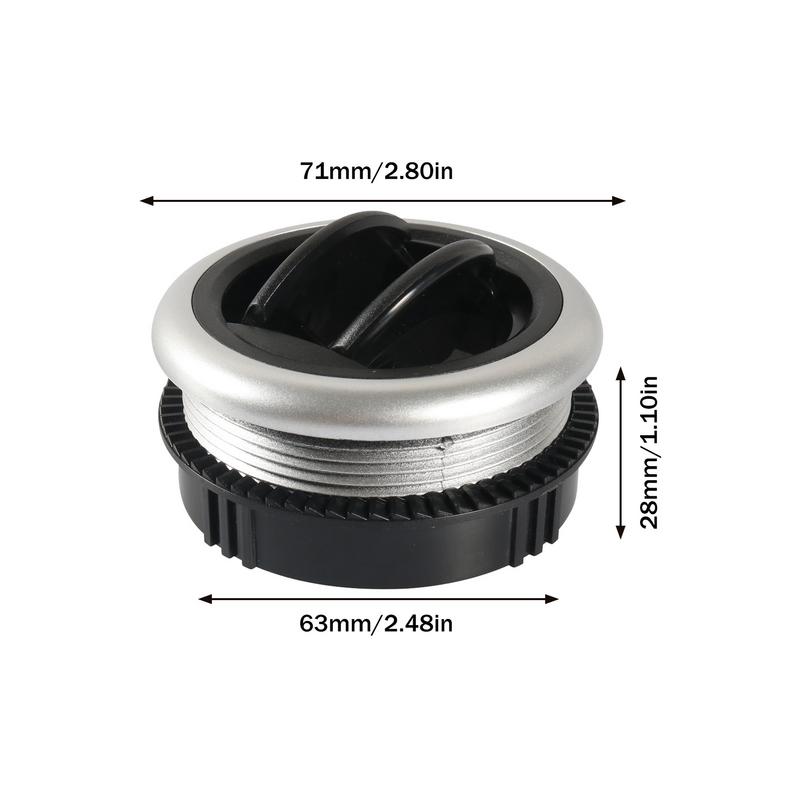 Wohnmobil Bus Universeller Klimaanlagenauslass 71mm Klimaanlagen-Lüftungsauslass Deflektor Für Auto Ersatzzubehör