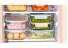 Microwaveable Transparent Glass Bento Lunch Box with Lid and Fresh-Keeping, Includes Damage Compensation.