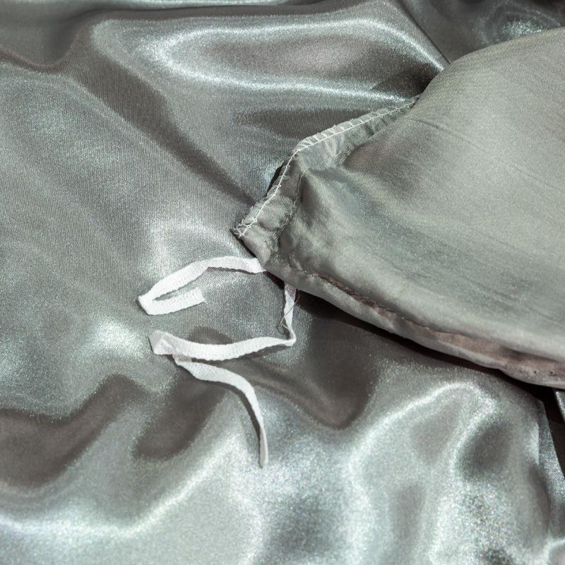 Pure Color Imitation Silk Bedding Set - Silky, Washable Four-Piece Sleep Set