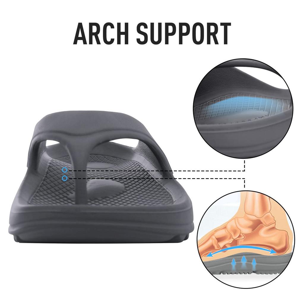 Fashion Shevalues Summer Orthopedic Sandals For Women Fashion Soft Beach Flip Flops With Arch Support Men Non-slip Bath Shower Slippers