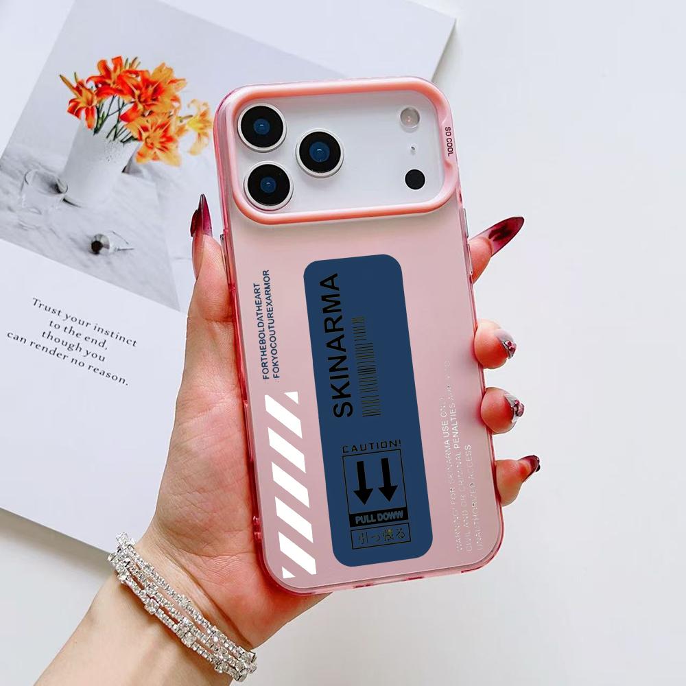 Fashion Street S-Skinarma Phone Case For iPhone 17 16 15 14 13 12 11 Pro Max Air Matte Laser Aurora Shockproof Funda