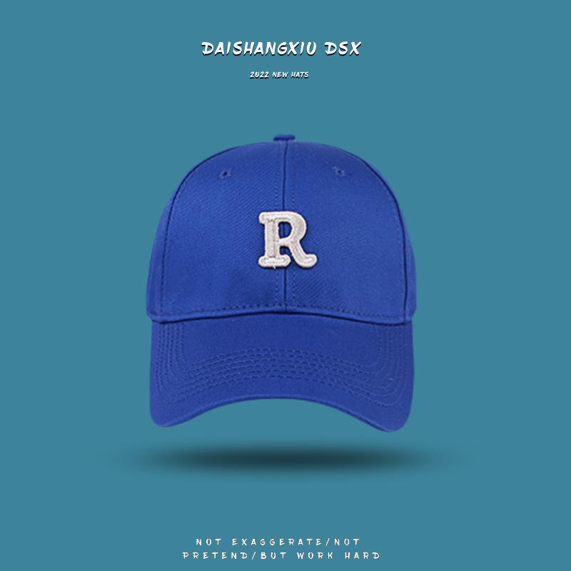 

Versatile big head circumference baseball cap Outdoor casual fishing sunscreen cap Men s and women s fashion sticker cap M（56-58cm）