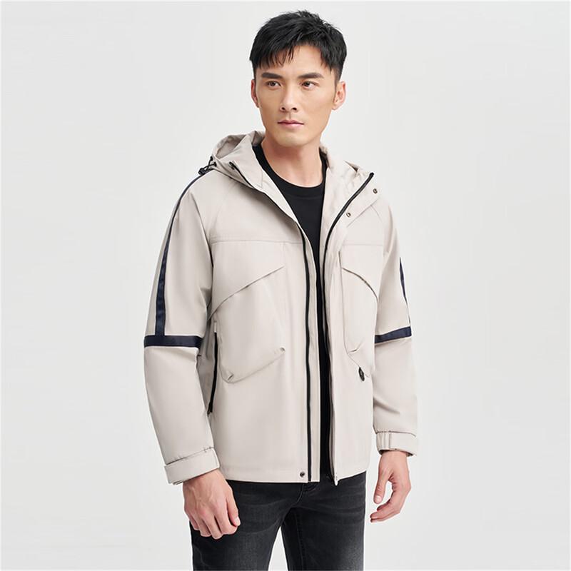 Men's Slim Fit Casual Patchwork Jacket