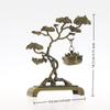Creative Hanging Incense Burner Pine Tree Design Zinc Alloy Chinese Incense Burner Household Indoor Ornaments Tea Table Decor