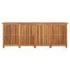 VidaXL Boîte de rangement de jardin 200x80x75 cm bois massif d'acacia 319709