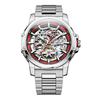Overseas Men'S Watch Fashion Hollow Automatic Mechanical Watch Men'S Watch Luminous Waterproof