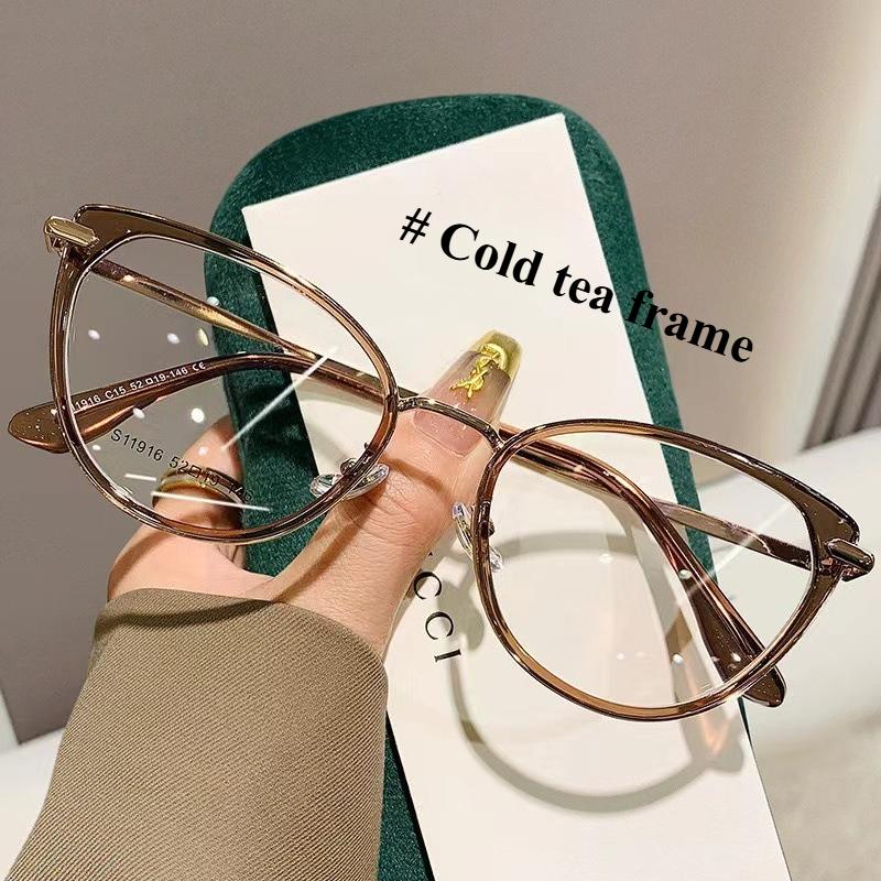 

Fashion Cat Eye Photochromic Glasses for Women Outdoor Color Changing UV Protection Sunglasses Anti-blue Light Sight Eyeglasses