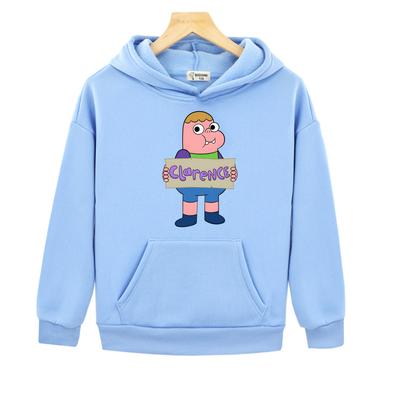 Clarence dziecięca bluza z kapturem z nadrukiem graficznym, urocza bluza, modne pulowery, bluzy z kapturem, jesień/zima, wygodny top