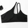 Women's One-Shoulder Solid Color Sexy Two-Piece Bikini Swimsuit