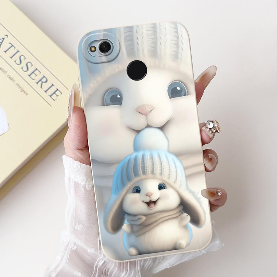 For Xiaomi Redmi 4X Case Cute Cartoon Rabbit Crown Cat Soft Silicone Lens Protective Cover For Xiaomi Redmi 4A 5A Redmi4X Shells