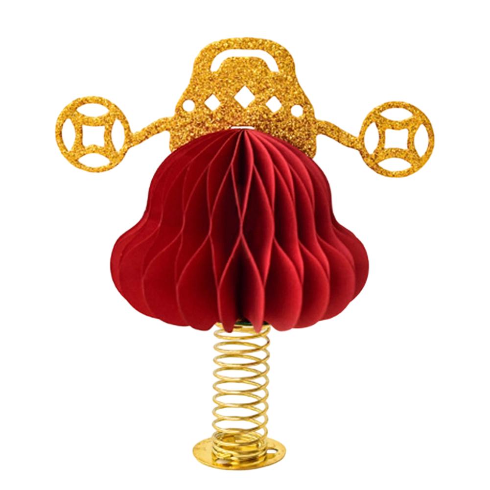 For New Year Wealth God Ornament New Year Decor Chinese Dragon Rabbit Ornament God Of Wealth Red Cute Aesthetic