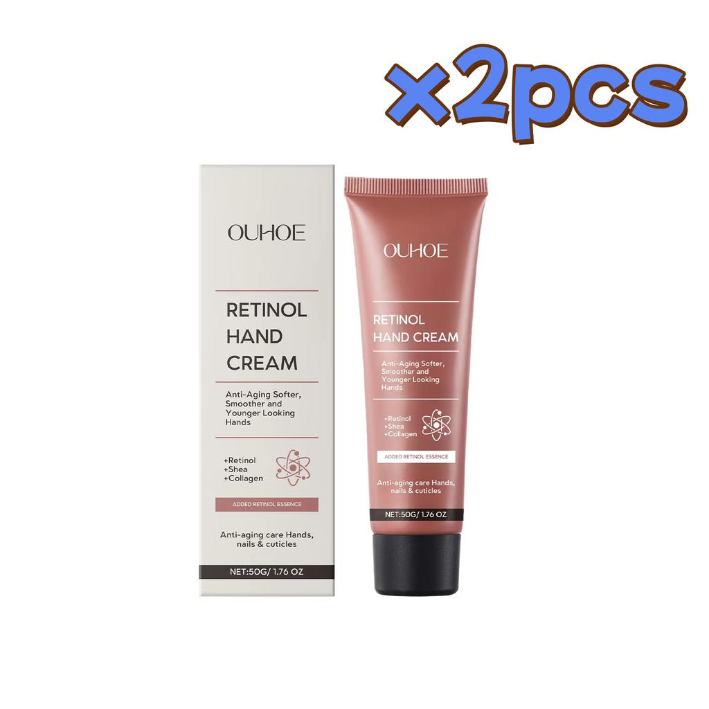 Retinol Hand Cream Anti Chapping Prevent Dryness Improve Rough Fade Fine Lines Smoothing Hydrating Repair Anti Aging Hand Cream