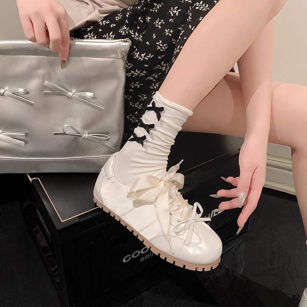 Women's Ballet-Style Retro Flat Shoes - Summer 2025 Fashion