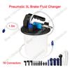 Brake Fluid Bleeder Brake Fluid Replacement Tool 3L Large Capacity Corrosion-Resistant Brake Oil Replacement Kit for Most Cars