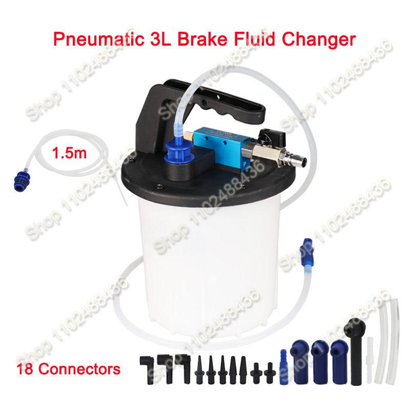 

Brake Fluid Bleeder Brake Fluid Replacement Tool 3L Large Capacity Corrosion-Resistant Brake Oil Replacement Kit for Most Cars Only 3L