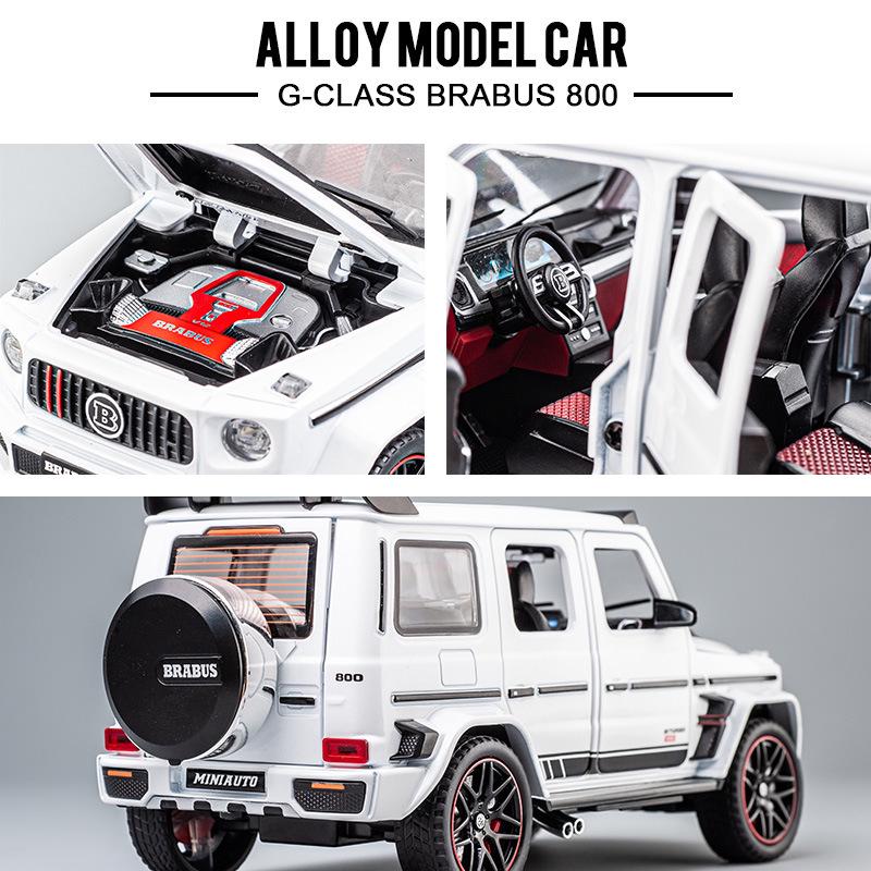 Mercedes-Benz G-Class Brabus 1:24 Off-Road Alloy Model Car Toy
