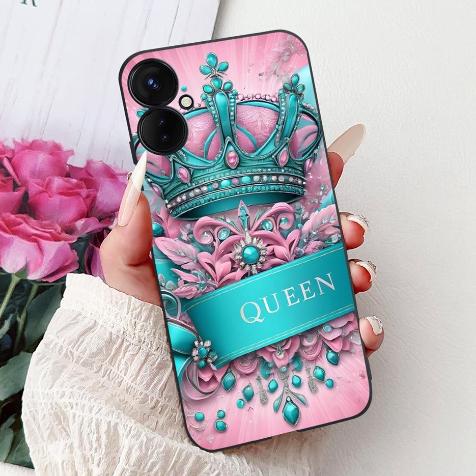 For Tecno Spark 9 Pro Case Spark9 Pro KH7n New Luxury Painted Cover Soft Silicone Phone Case For Tecno Spark 9T Spark9T KH6 Bags