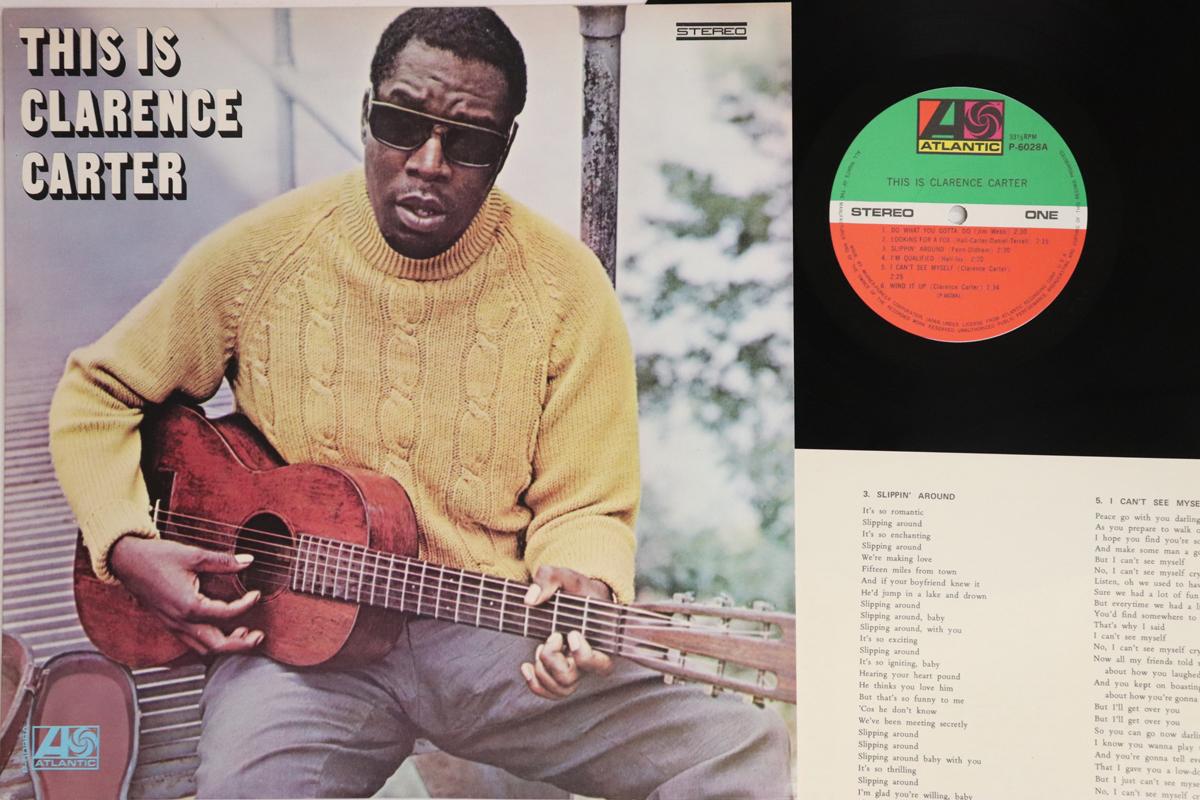 

LP Record CLARENCE CARTER This Is Clarence Carter P6028A ATLANTIC 1972 Japan Blues Used
