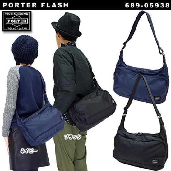 Bolso de hombro Flash azul marino [Porter] 689-05938
