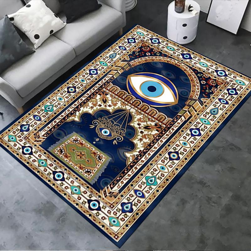 2025 New Evil Eye Carpet Rug for Living Room Bedroom Home Sofa Decoration,Kids play Non-slip Floor Mat166