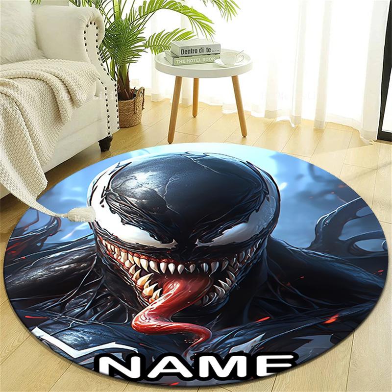 Personalized V-Venom Round Chair Office Rug - Perfect for Mat, Office Chair & More - Ideal Gift for Birthdays and Holidays