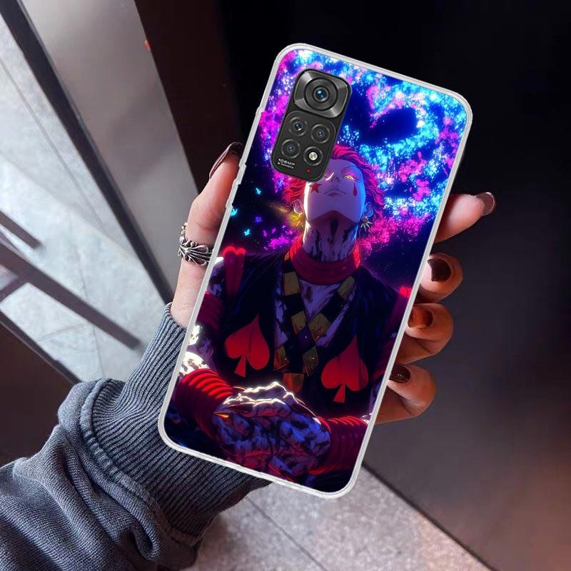 Huner X-Hunters Hisoka Phone Case For Xiaomi Redmi Note 10 11 12 13 14 15 Pro Plus 11S 12S 14S 11T 11E 10S Soft TPU Back Cover R