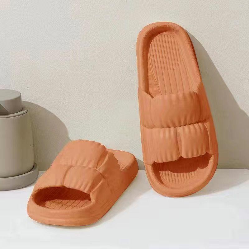 Cool slippers female massage non-slip hotel bathroom home use new slippers men's summer wear