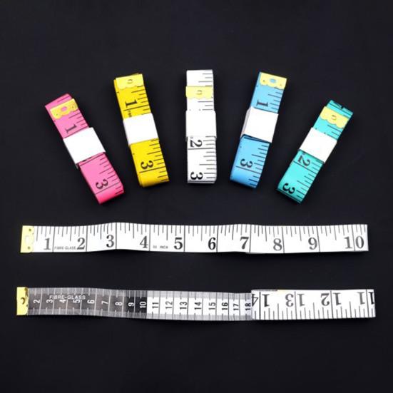 3Pcs 1.5M/60-inch Double-sided Tape Measure Mini Soft Measuring Tape Portable Tailor Sewing Cloth Weight Loss Body Measuring Tape Flexible Ruler Tape