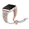 Flower Diamond Band Apple Series 8 7 6 SE 5/4/3 Bracelet Women Luxury Metal Strap For iWatch 38/42mm 40/44mm 49mm 45mm 41mm