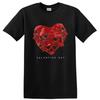 Skull Heart Graphic T Shirt for Halloween Lovers Red Cute Gothic Tee