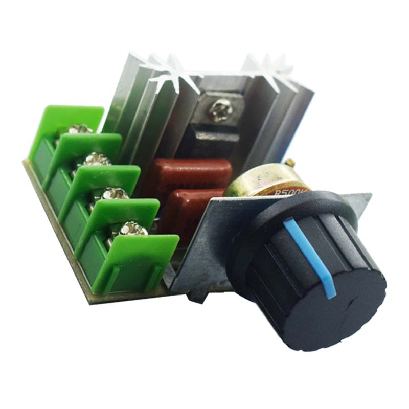 

2000W SCR Electronic Voltage Regulator Speed Controller Control Board High Power Motor Speed Controller Governor Module