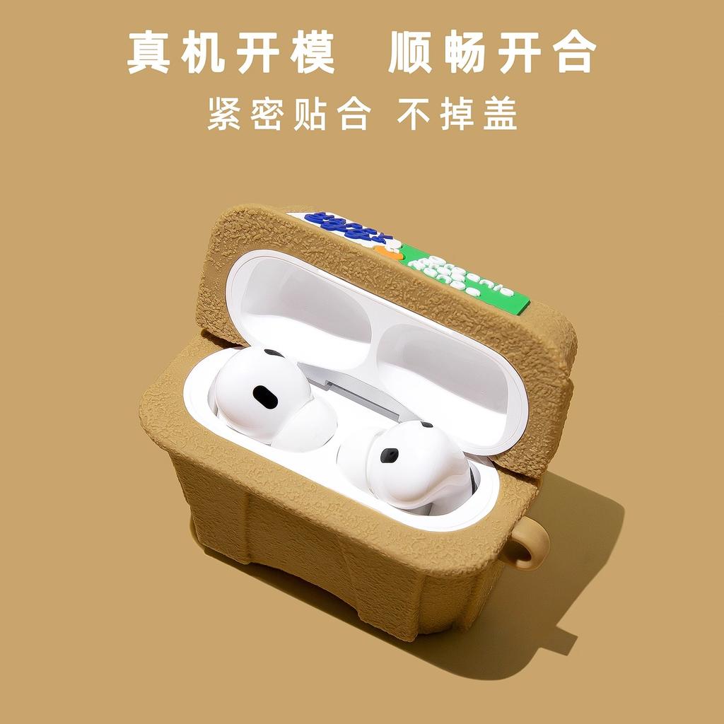 Dla Airpods 1 2 3 4 Pro Pro 2 Pro 3 Pudełko Kartonowe na Jajka Silikonowe Etui na Słuchawki Akcesoria Pokrowiec
