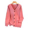 Plus Size Women's Loose Knit Cardigan Sweater, Bust 150/160, Size 350/8506
