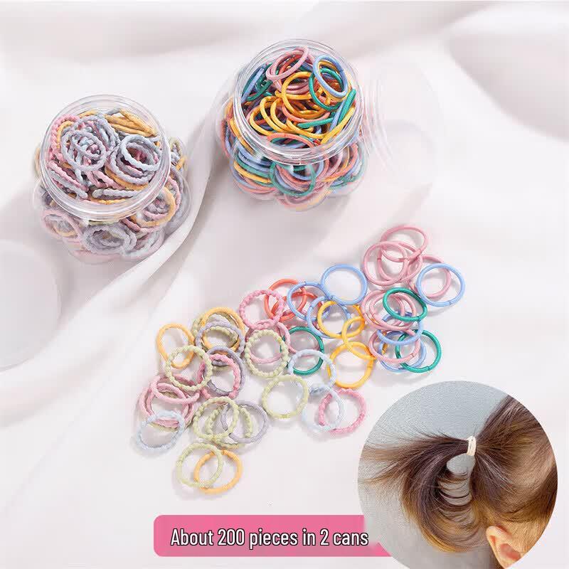 CHIMERA Children s Gentle Hair Ties 2-Can Set 200-piece set