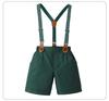 British Gentleman Summer Children's Shorts Set: Short-Sleeved Formal Wear for Boys.