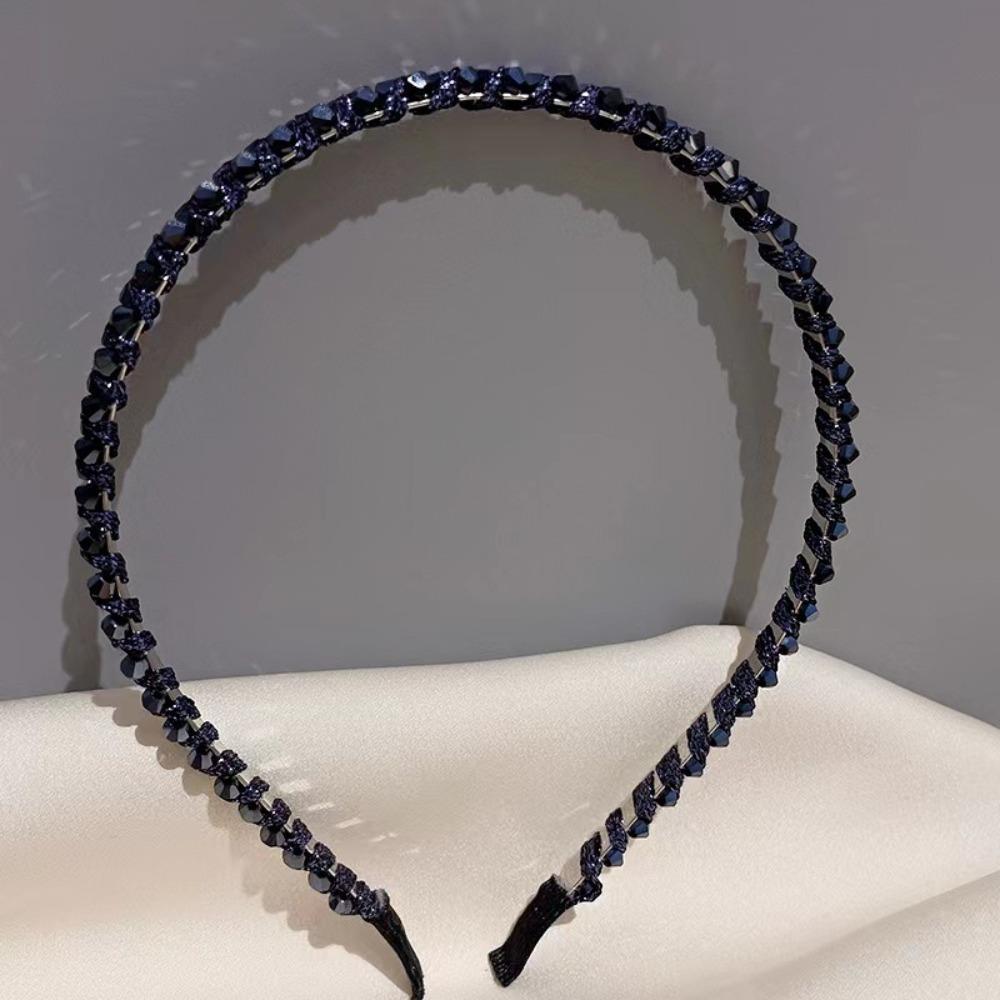 Rhinestone Headwear Crystal Hair Hoop Women Hairband Hair Holder  for Women Lady Girl