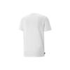 PUMA T Shirts Men's White Crew Neck Moderate Straight Fit 622554-02
