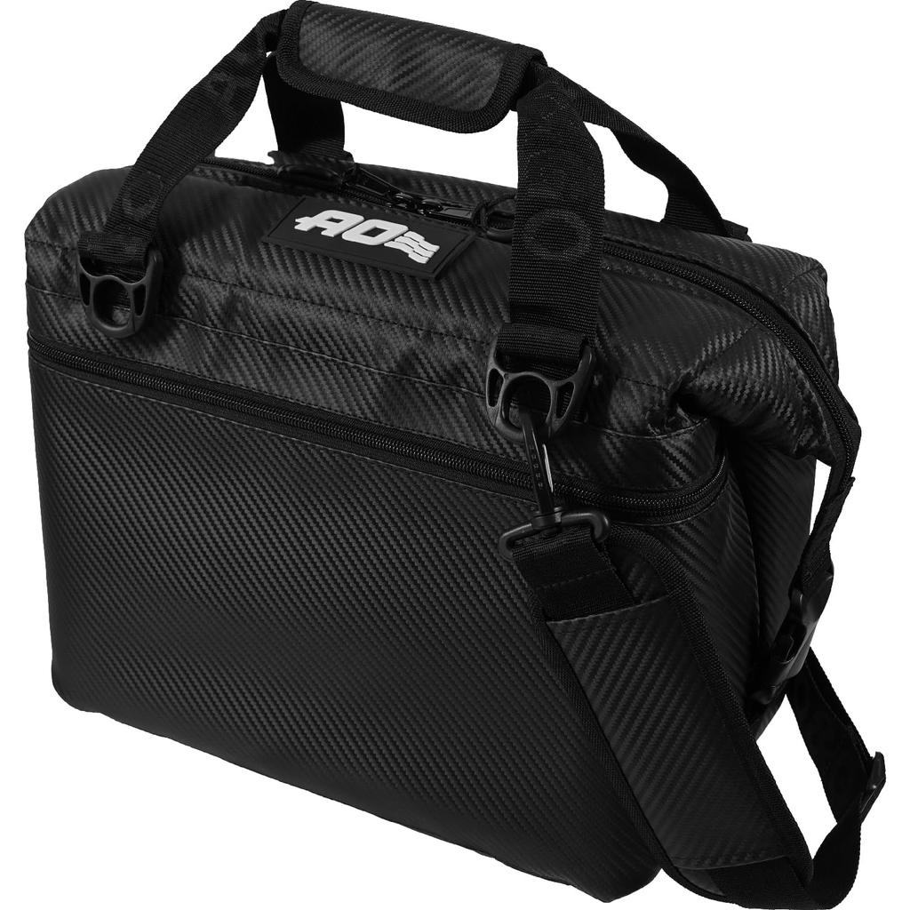 5leté chladiče AO 12 balení uhlíkový měkký chladič černý 11l odolný proti skvrnám lehký izolovaný chladicí box chladicí taška izolovaná taška venkovní kemping