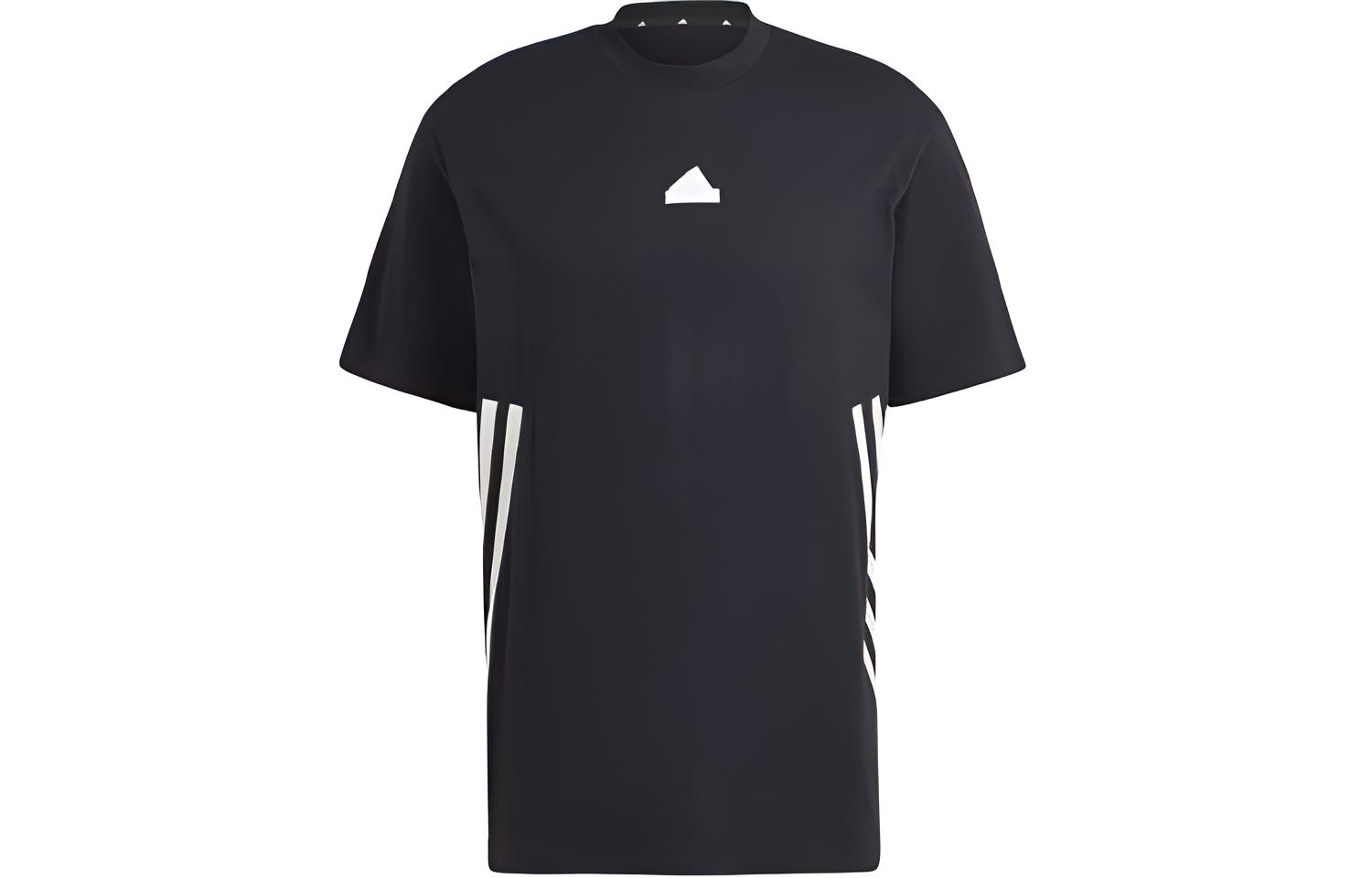 Adidas Future Icons 3 Stripes Tee T Shirt Men s Black IR9166 L