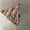 VENTFILLE 925 Sterling Silver Rings New Party Jewelry Vintage Charm Double Layer Geometric Nail Design Accessories Gift Dropship