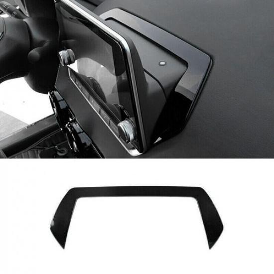 Central Console GPS Navigation Cover For Nissan Sentra Sylphy 20-24 Bright Black