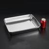 Stainless Steel Cake Tray Gold Silver Storage Tray Versatile Multi-sizes Tray  For Refrigerators