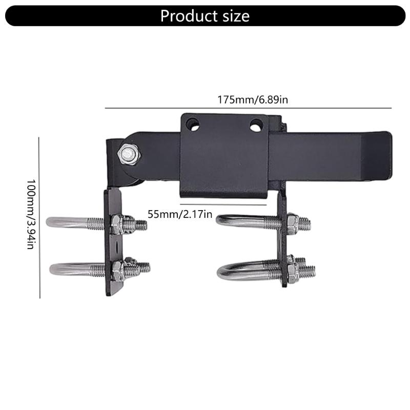 Maschendrahtzaun Torriegel Starker Arm Doppeltor Sicherheit Wohnbereich Riegel für Ranch & Hofgebrauch für 1,375in Rahmen