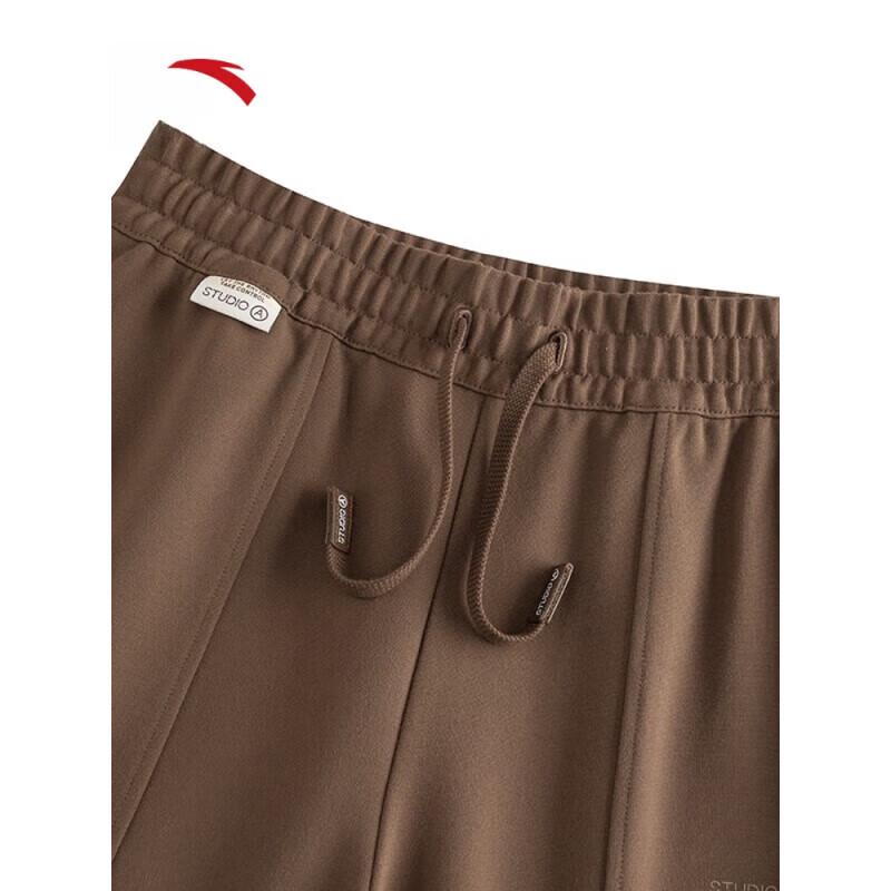 ANTA Women's Loose Straight Flare Casual Long Pants