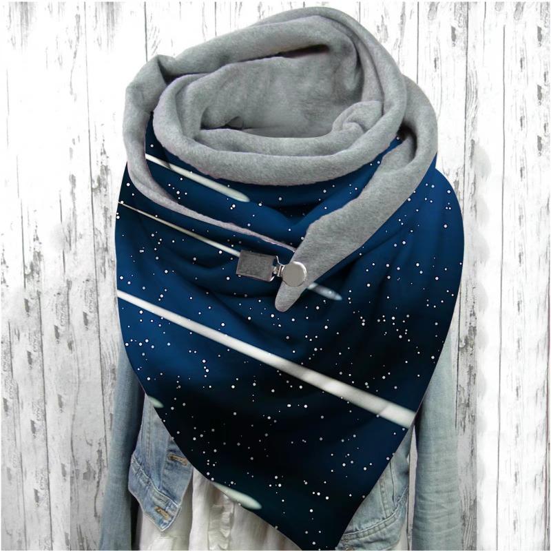 

GEN Женский винтажный шарф с принтом, модный многоцелевой шарф-шаль