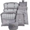 Sac de Rangement de Voyage Ensemble de Neuf Pièces, Trousse de Toilette, Classification des Vêtements, Ensemble de Rangement pour Bagages Ensemble de 9 Pièces