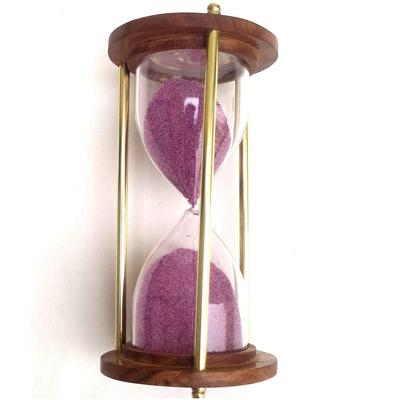 Shopieces 5-Minute Hourglass Sand Timer | Elegant 6-Inch Decorative Sand Clock | Vintage Glass Timer for Home, Office & Gift